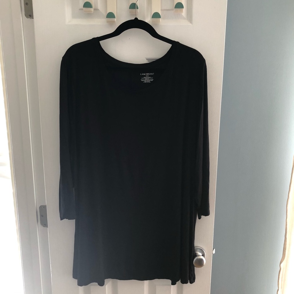 Lane Bryant 22/24 Black Swing Tee